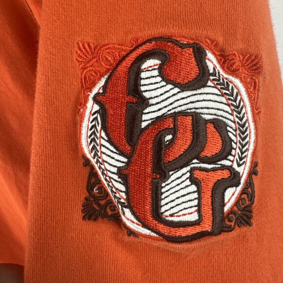 Coogi Shirt Mens XXL Embroidered With Pocket Vintage Stitch Patch Short Sleeve - Picture 6 of 10